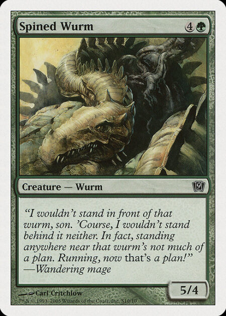 Spined Wurm -