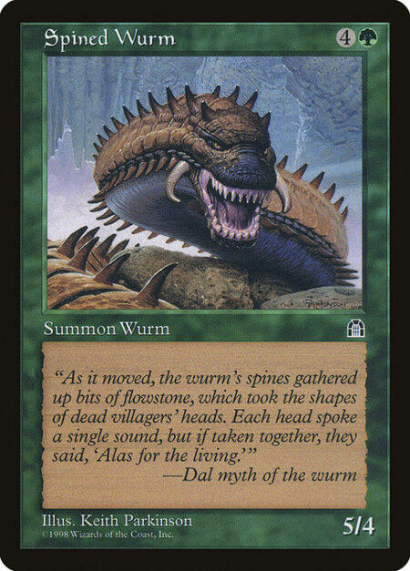 Spined Wurm -