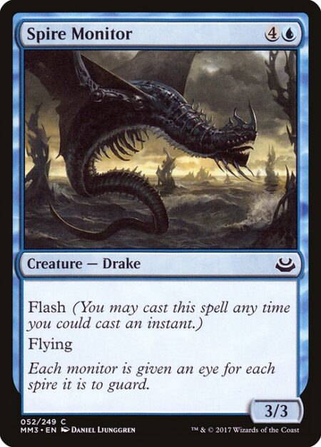 Spire Monitor - Flash (You may cast this spell any time you could cast an instant.)