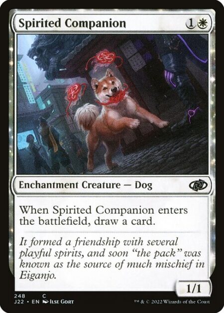 Spirited Companion - When Spirited Companion enters the battlefield
