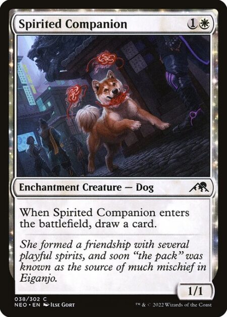 Spirited Companion - When Spirited Companion enters the battlefield