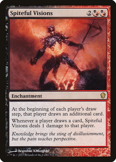 Spiteful Visions - At the beginning of each player's draw step