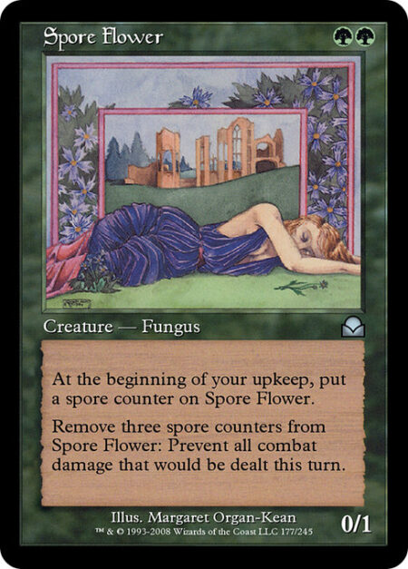 Spore Flower - At the beginning of your upkeep