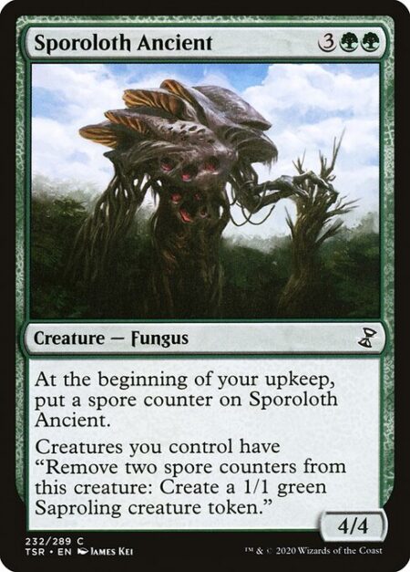 Sporoloth Ancient - At the beginning of your upkeep