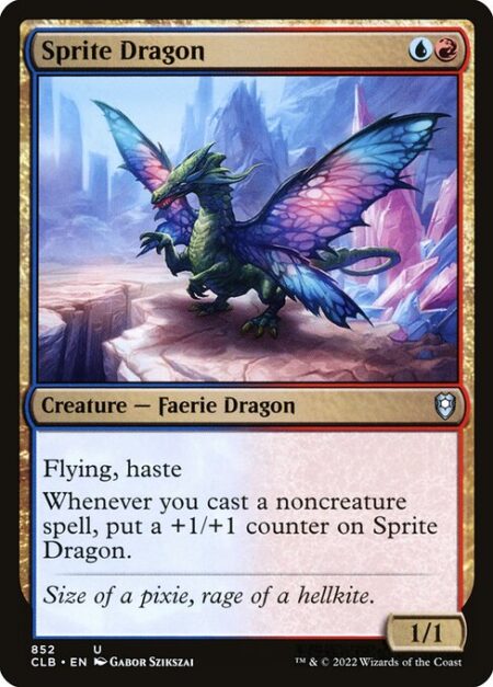 Sprite Dragon - Flying