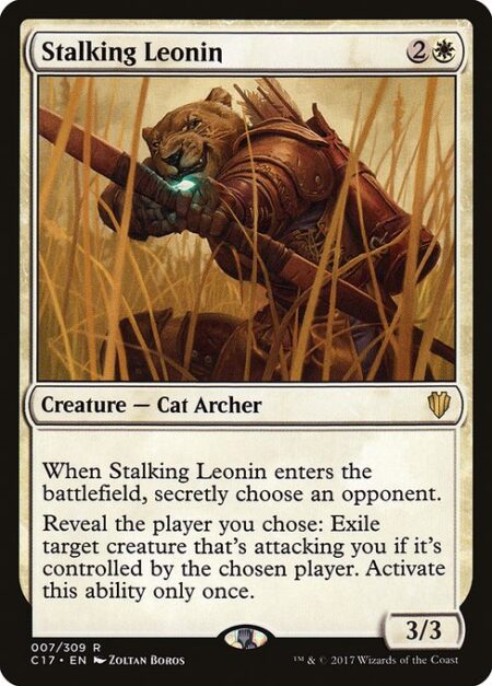 Stalking Leonin - When Stalking Leonin enters the battlefield