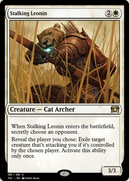 Stalking Leonin - When Stalking Leonin enters the battlefield