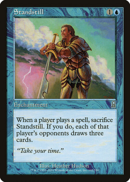 Standstill - When a player casts a spell