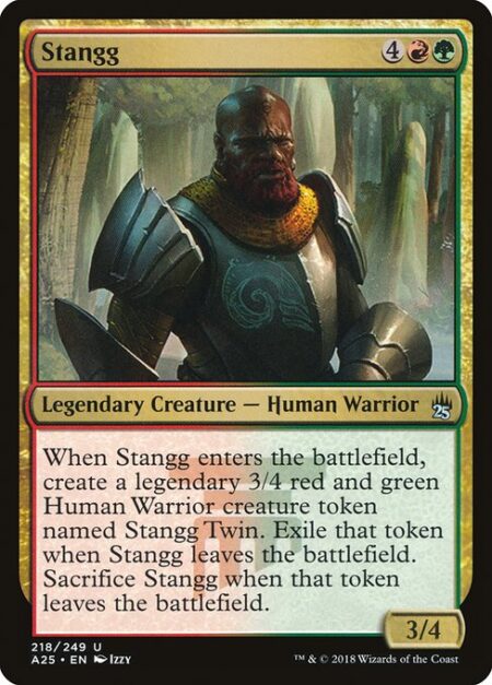 Stangg - When Stangg enters the battlefield