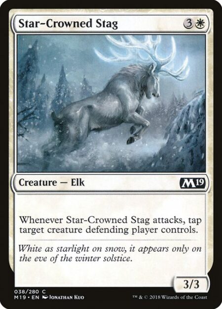 Star-Crowned Stag - Whenever Star-Crowned Stag attacks