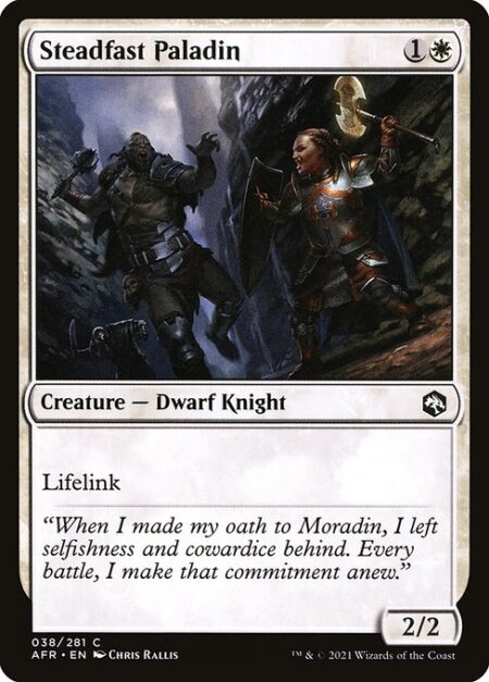 Steadfast Paladin - Lifelink