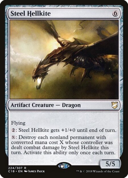 Steel Hellkite - Flying