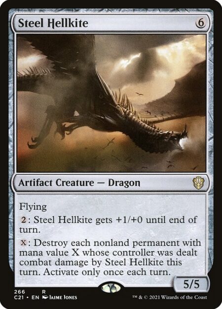 Steel Hellkite - Flying