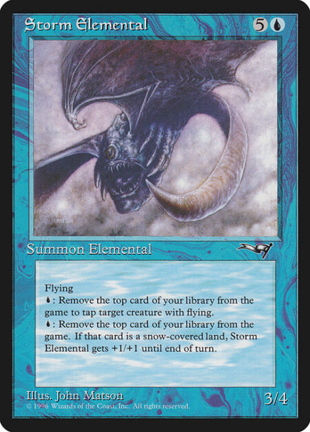 Storm Elemental - Flying