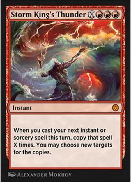 Storm King's Thunder - When you next cast an instant or sorcery spell this turn