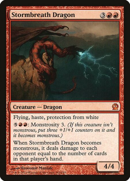 Stormbreath Dragon - Flying