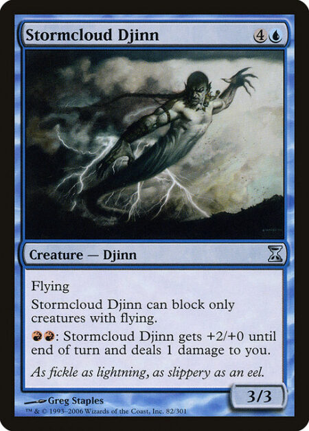 Stormcloud Djinn - Flying