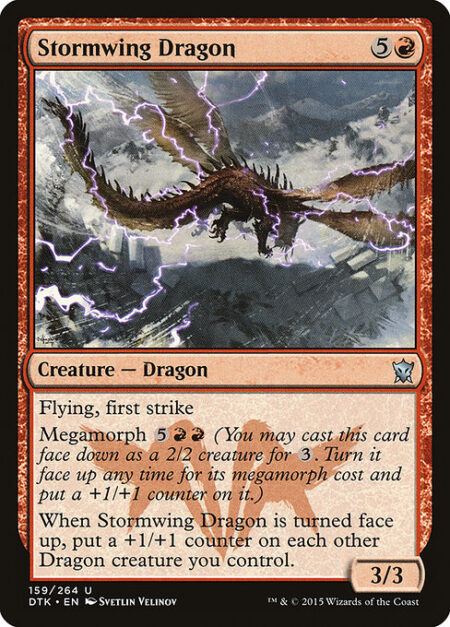 Stormwing Dragon - Flying