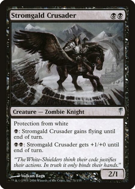 Stromgald Crusader - Protection from white