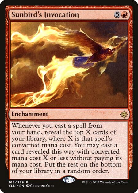 Sunbird's Invocation - Whenever you cast a spell from your hand