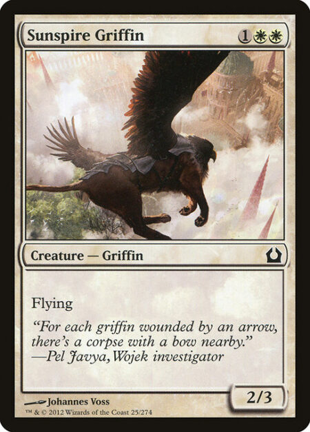 Sunspire Griffin - Flying