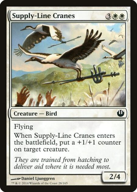 Supply-Line Cranes - Flying