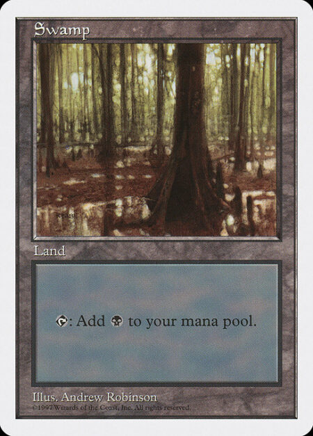 Swamp - ({T}: Add {B}.)