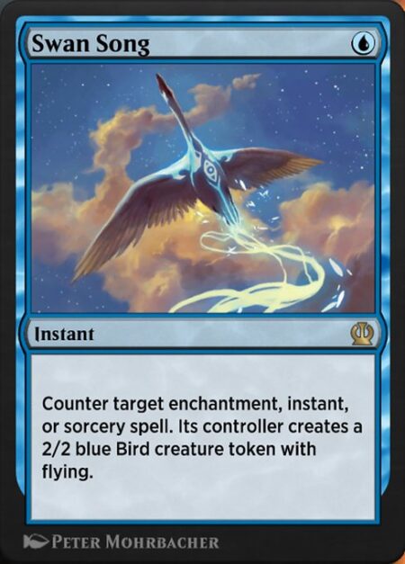 Swan Song - Counter target enchantment