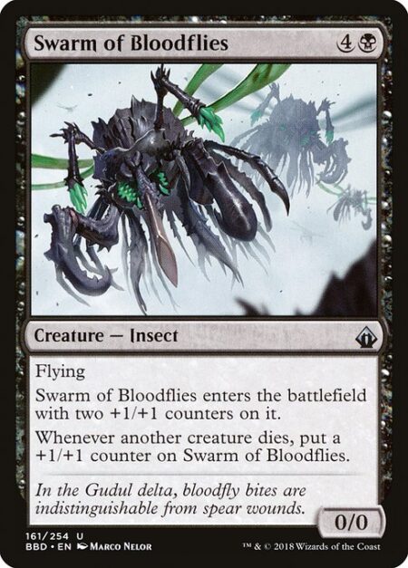 Swarm of Bloodflies - Flying