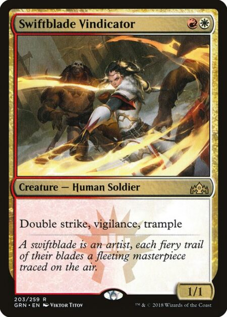 Swiftblade Vindicator - Double strike