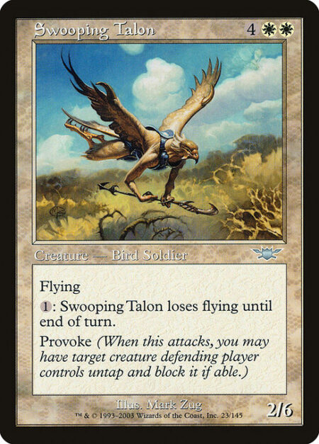 Swooping Talon - Flying