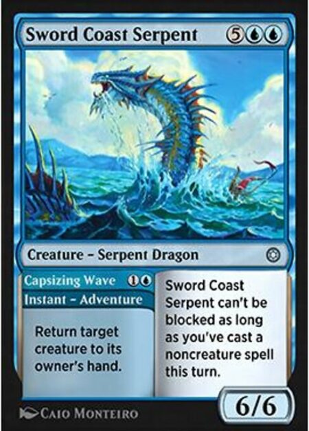 Sword Coast Serpent // Capsizing Wave -
