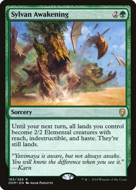 Sylvan Awakening - Until your next turn