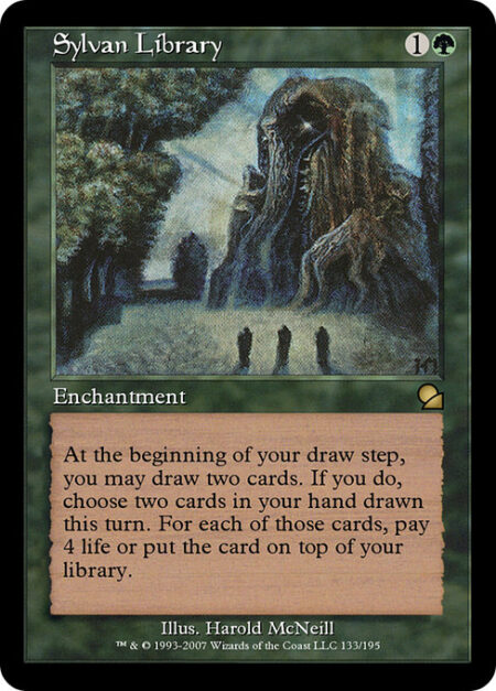 Sylvan Library - At the beginning of your draw step