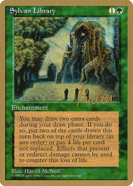 Sylvan Library - At the beginning of your draw step