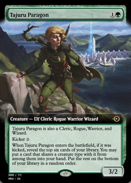 Tajuru Paragon - Tajuru Paragon is also a Cleric