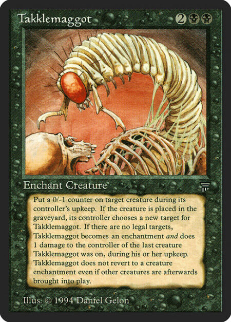 Takklemaggot - Enchant creature