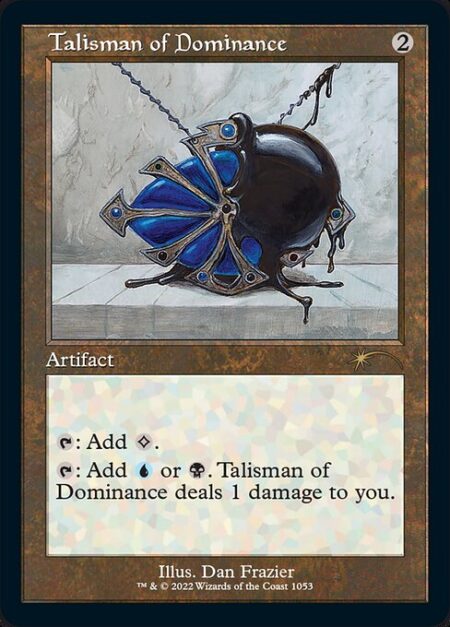 Talisman of Dominance - {T}: Add {C}.