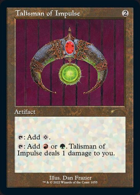 Talisman of Impulse - {T}: Add {C}.