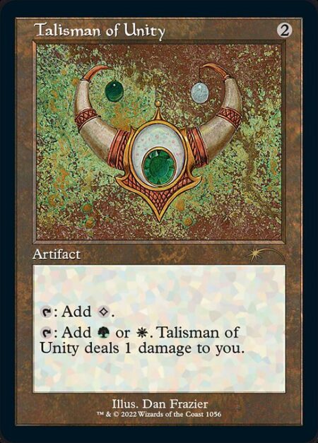 Talisman of Unity - {T}: Add {C}.