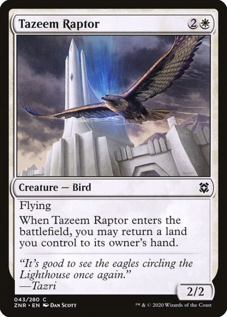 Tazeem Raptor - Flying