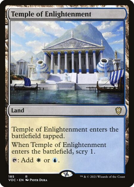 Temple of Enlightenment - This land enters tapped.