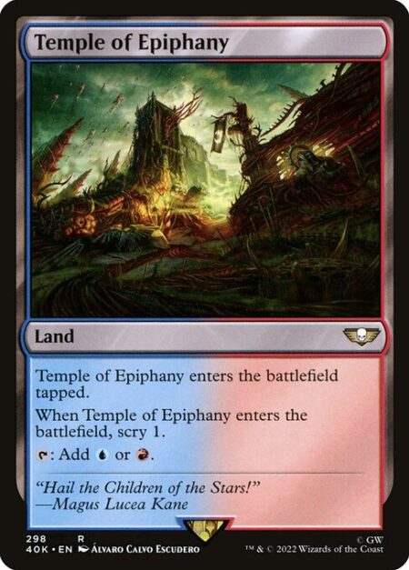 Temple of Epiphany - This land enters tapped.