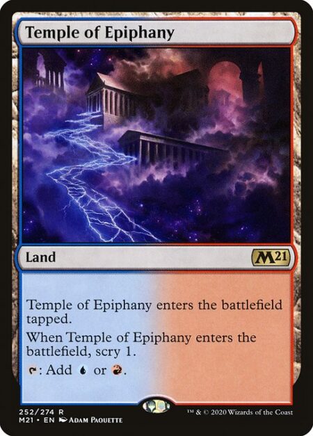 Temple of Epiphany - This land enters tapped.