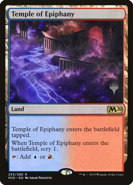 Temple of Epiphany - Temple of Epiphany enters the battlefield tapped.