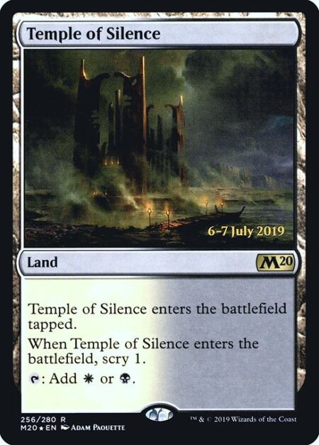 Temple of Silence - This land enters tapped.