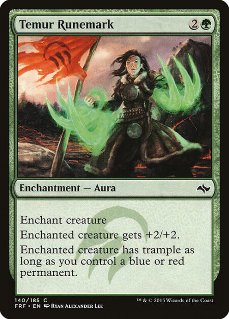 Temur Runemark - Enchant creature