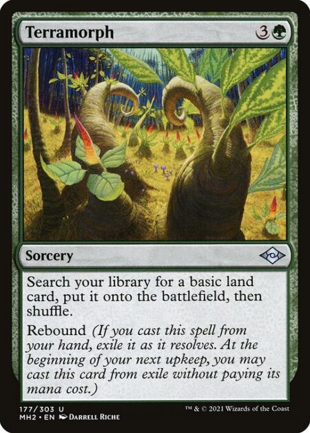 Terramorph - Search your library for a basic land card