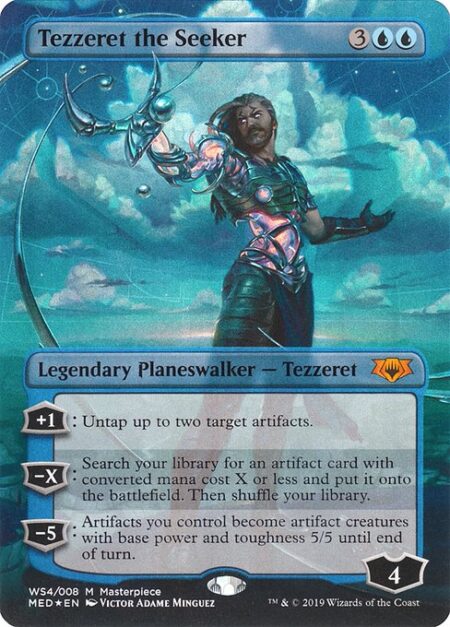 Tezzeret the Seeker - +1: Untap up to two target artifacts.