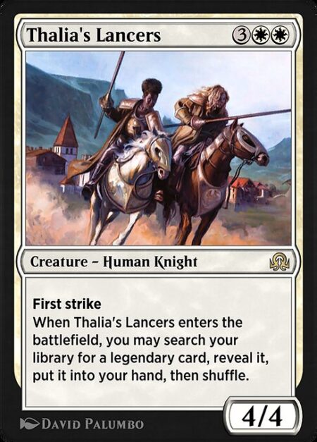 Thalia's Lancers - First strike